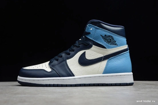 555088-140 OG - Retro 555088-140 UNC University High Jordan Obsidian 1 | Blue Air 0324